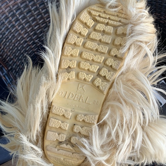 Vintage Open Country ROLUC IDEAL Low Goat Fur Ski YETI Boho Snow Boots - Picture 15 of 16